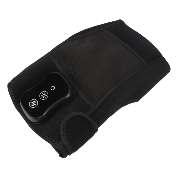 Opvarmet knæbøjle Wrap Knæ 3 Styrke Mode Stress Relief Massager USB Genopladelig Trådløs Massager