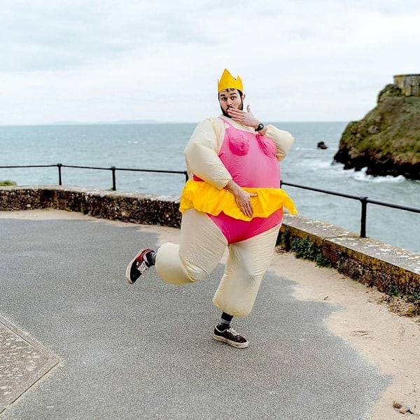 Oppustelig Ballerina Kostume