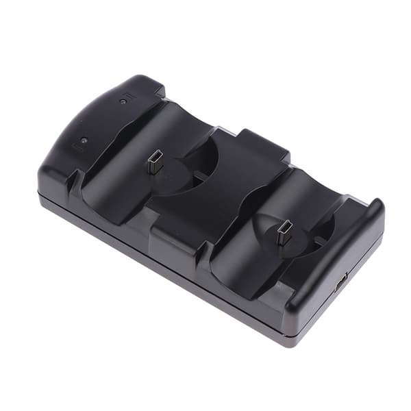 PS3move/PS3 håndkontrollader USB Dobbeltlader til PS3 håndkontrol