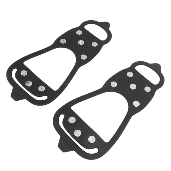 Anti-Slip Is-klodser Sko Pigge Stegjern 8 Steel Pigge Walk Traction Snow Grips (L(41-45 Størrelse) )