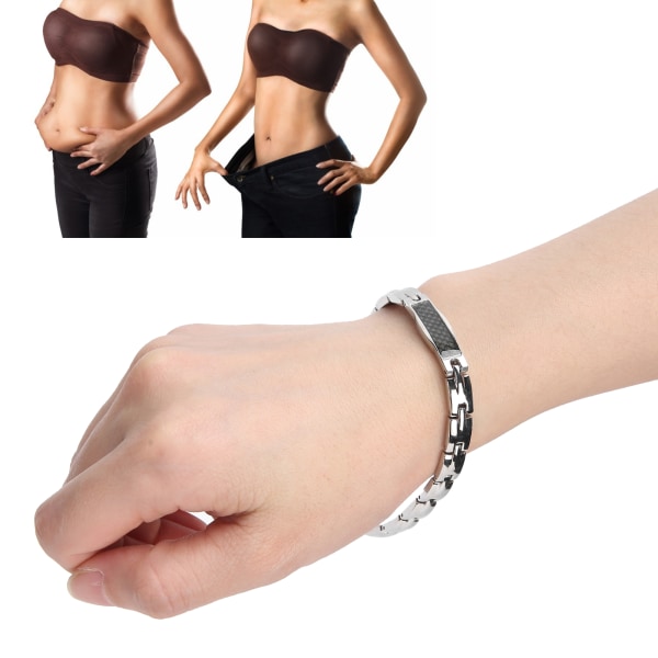 Kvinder kvindelig stil magnetisk terapi armbånd slankende antitræthed vægttab smykker armbånd