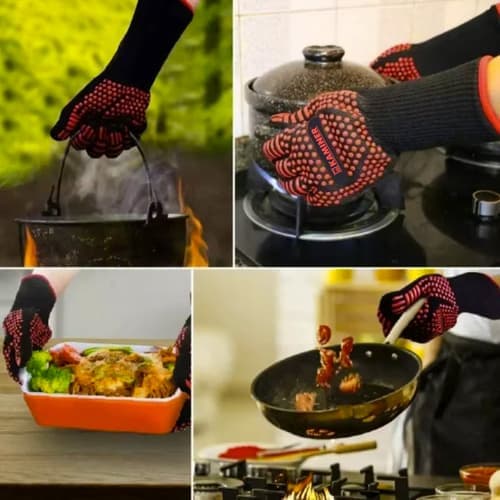 Värmebeständiga Grillhandskar—pa
