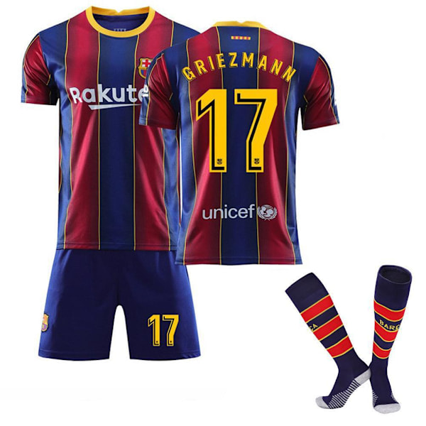 2021 Barcelona Hemtröja Kit 17 Antoine Griezmann Jersey XXL 17 Griezmann