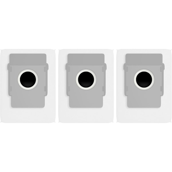 3-pack dammsugarpåsar till iRobot Roomba i7+ i7/Plus+ E5 E6 dammsugare