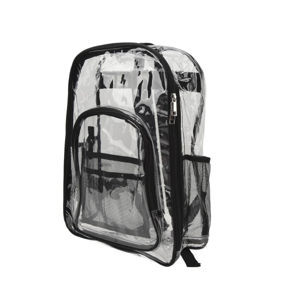 Genomskinlig ryggsäck Kraftig PVC-genomskinlig ryggsäck genomskinlig ryggsäck Vattentät för skolan Arbetsplats Travel College