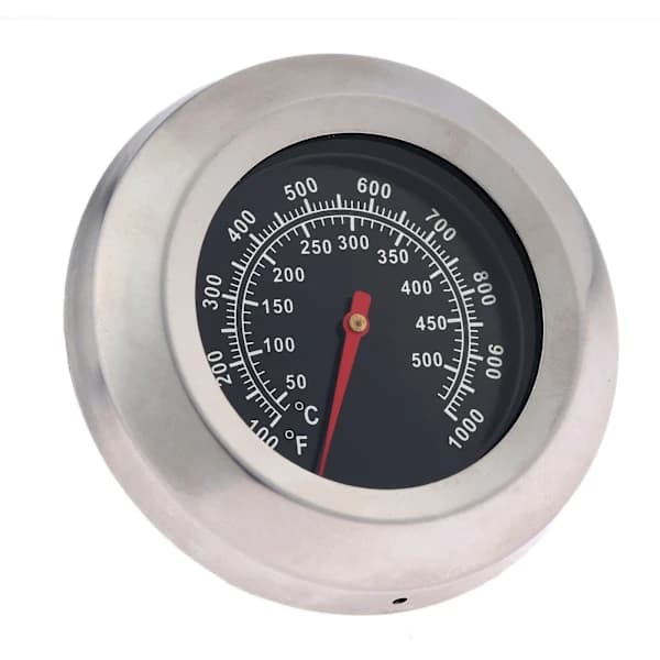 BBQ Grill Termometer Rustfritt Stål Temperaturmåler for Røyker Kullgrill Matlaging 3 Tommer 1000F