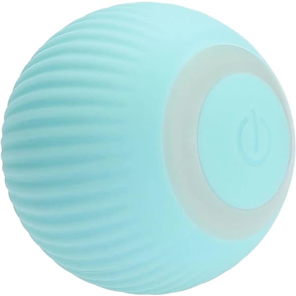 Interactive Cat Toy - Smart USB Rechargeable Cat Ball - Cat Toy with Light - Gift - Blue