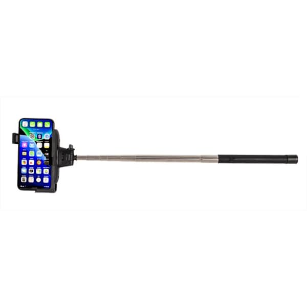 Selfie Stick med Bluetooth - iPhone/Android Sort