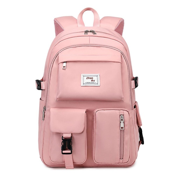 Studentryggsäck Reseryggsäck för män och kvinnor Pink