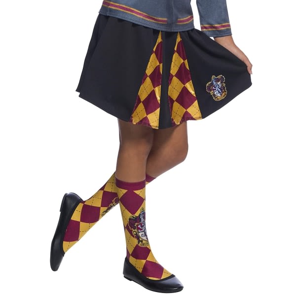 Harry Potter Barn/Barn Gryffindor kjol One Size Svart/Cla Sort/Claret Rød/Gul One Size