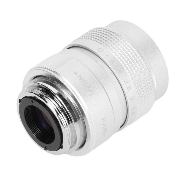 25 mm F1.4 CCTV-objektiv Klar effektiv lysledning C-monteringskameraobjektiv til bar Butik Parkering Hus Lagerhus Sølv