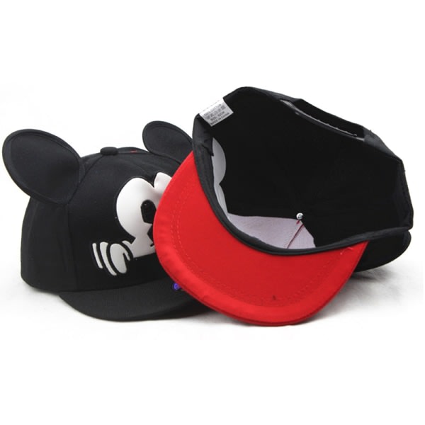 Disney Musse Pigg Baseballhatt för toddler för pojkar Solhatt för barn black grid