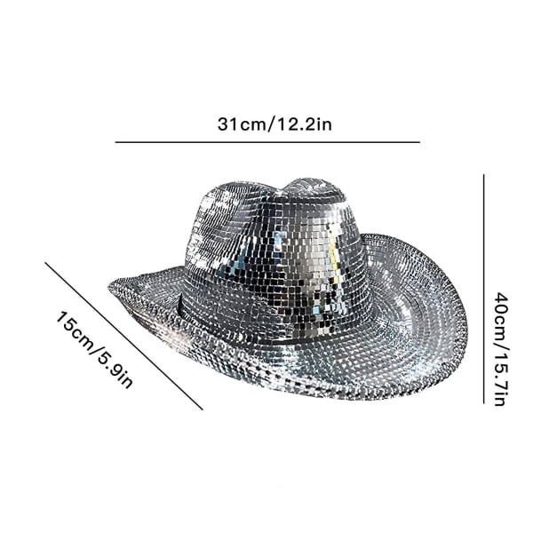 Paris_Disco Cowboy-hattu - Lännenhattu - Juhla-asu