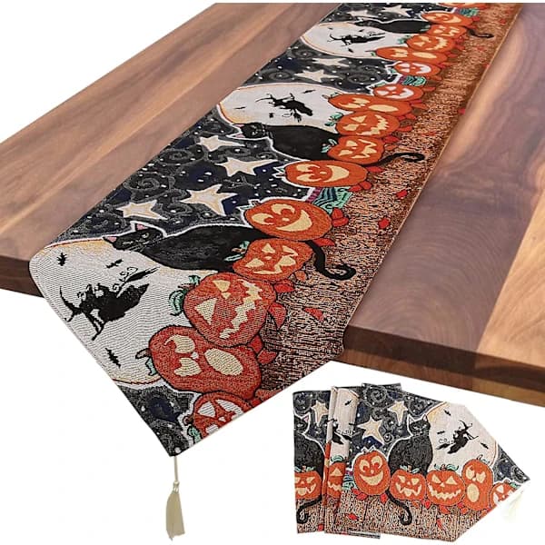 Halloween stjernehimmel dug, vaskbar dug