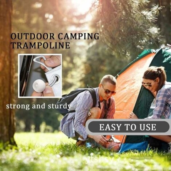 Sett med 50 elastiske strammere, elastiske snorer med kuler, sandow elastisk, elastiske kuler for partytelt, telt, bannere og presenninger,.pa
