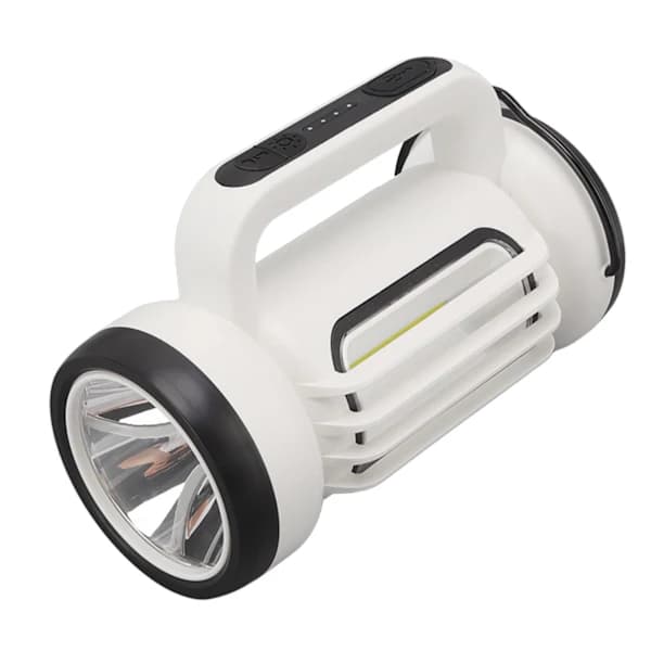 Oppladbar LED campinglykt spotlight utendørs bærbar