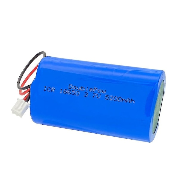 Paris_3,7 V 18650 lithiumbatteri 3600/5200mah Genopladeligt batteripakke Megafonhøjttalerbeskyttelseskort [DB] 5200mAh