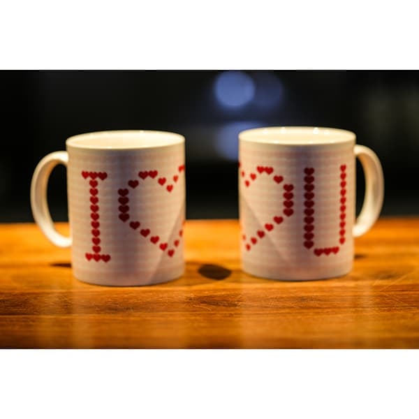 I LOVE YOU-mugg, Fotofärg—pa