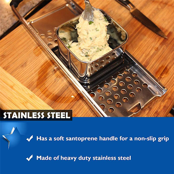 Spaetzle Maker i rustfrit stål med komfortabelt greb