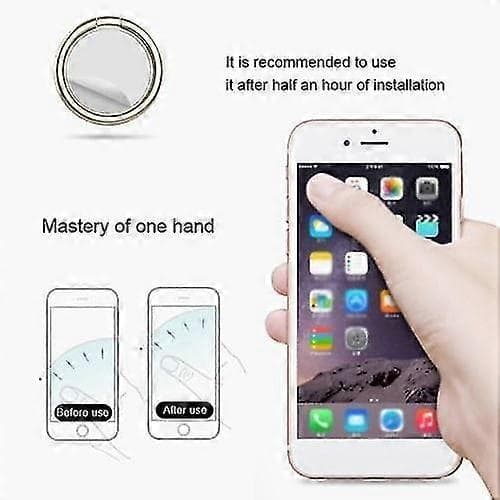 Mal alle metall ring spenne telefonholder