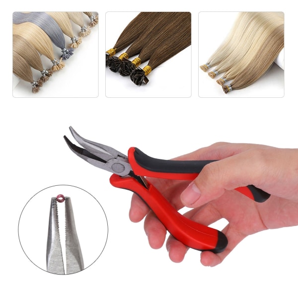 Professionell hårförlängningstång Micro Ring Tång Tool Salon Beauty Hårstyling Tool