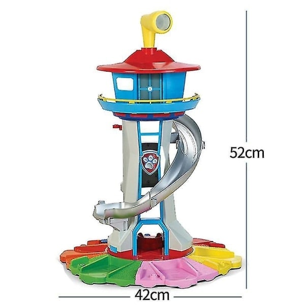 Paw Patrol -tähystystorni - Suuri torni valoilla ja äänillä, lelu lapsille, syntymäpäivälahja, Roman 1 torni 1 tower（PA）