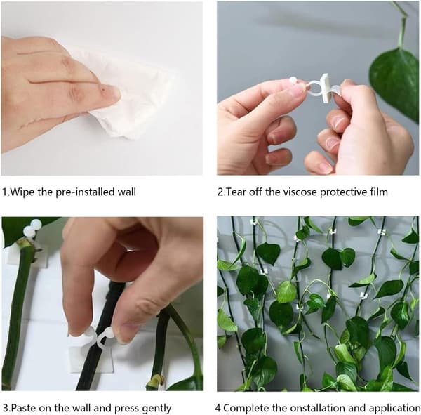 Planteclips Selvklæbende Plantevæg