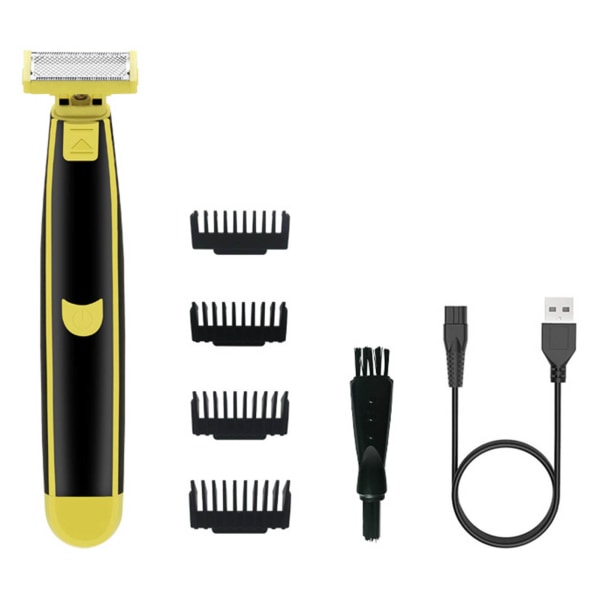 Elektrisk hårskärare med 4 gränskam 700mAh USB -laddning Elektrisk hårtrimmer Clipper 110V 220V
