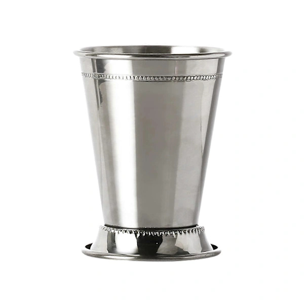 Mojitoglas i rustfrit stål til hjemmefester, moderne mint julep-krus