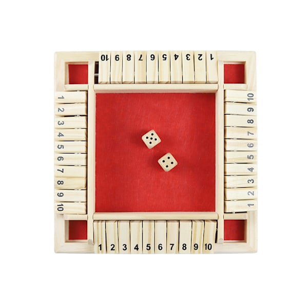 Shut The Box for 4 spillere