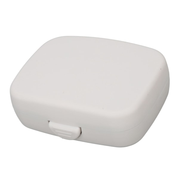 Case Suurikapasiteettinen kannettava nelikanttinen musta kuulolaitteiden säilytyslaatikko kotiin ulkona matkustamiseen valkoinen