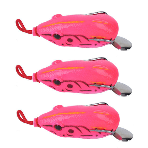 3 st Konstgjord Simulerad Mjuk Paljett Fiske Bete Fisketillbehör 5.5cm4#