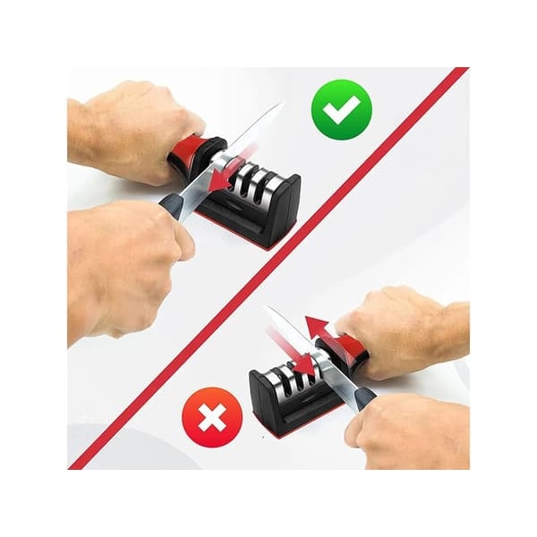 Knivslip 3-i-1 - Vässa dina knivar—pa