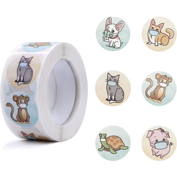 Animal Stickers 500 Stickers Kids Adhesive Pets Stickers for Pet