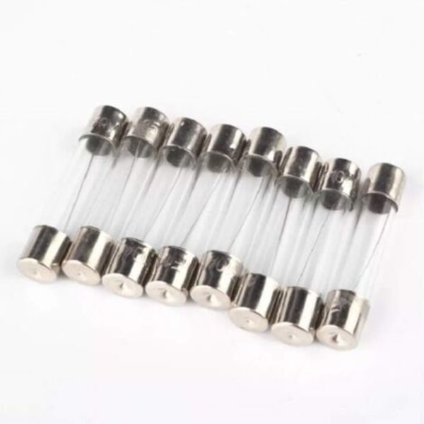 100 glasrörssäkringar 5x20mm i låda Säkring 0.2A  20A--.pa