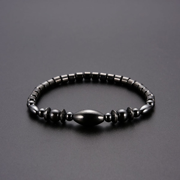4 STK enkel stil svart gallestein Akrylperler fot ankel ankel armbånd