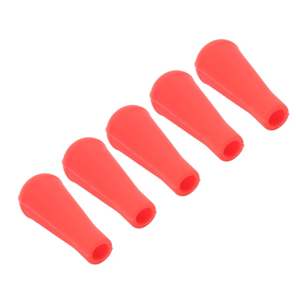 5 kpl jousiammuntanuolen kärki 8 mm:n sisähalkaisija kuminuolen kärjet nuolien harjoitteluun ulkona, punainen