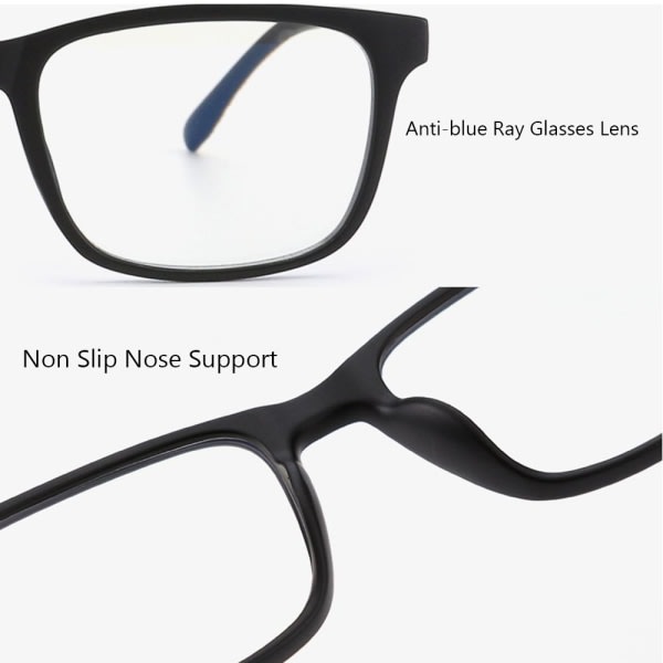 Anti Blue Light Glasögon Barn Enkla glasögon Anti Glare