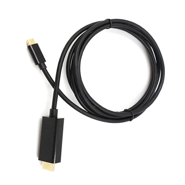 Type C til HD-kabel 5,9 fot lang 3840x2160 60Hz Stabil Plug and Play USB C til 4K-kabel for projektor TV-datamaskin