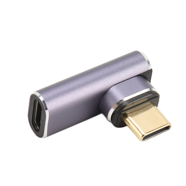 USB C 3.1 magnetisk rätvinklig adapter PD 140W snabbladdning 40Gbps 8K 90 grader typ C magnetisk adapter för MacBook Pro