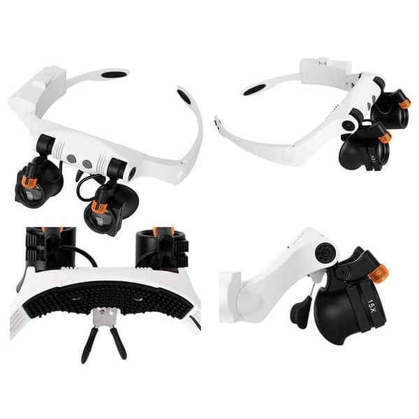 Forstørrelsesbriller LED 3x-25x - Forstørrelse—pa