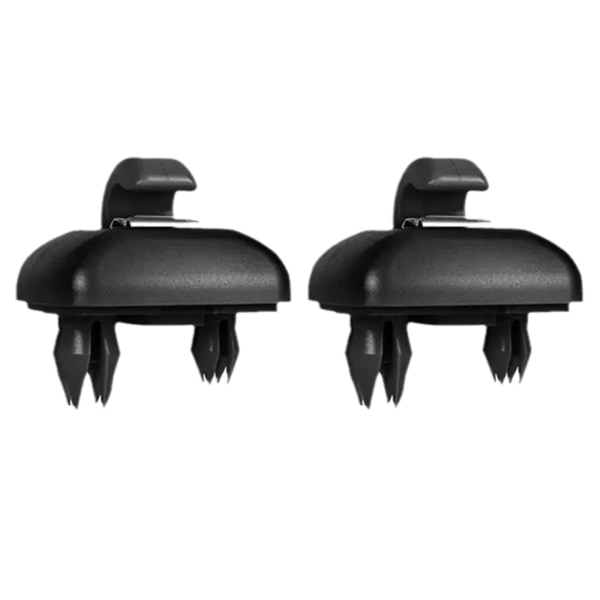 2 stk Grå solskjermklemme Klemmeholder for Audi A1 A3 A4 A5 Q