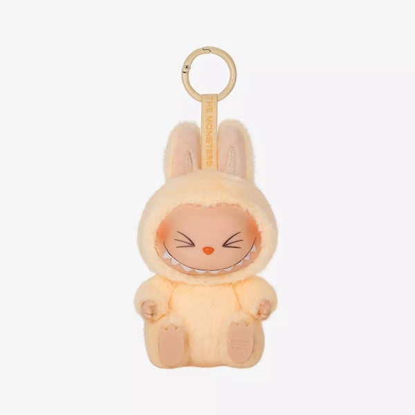 Pop Mart Labubu The Monsters – Spennende Macaron Plysj Nøkkelring Serie (1 Blind Box, 2.0) Second Generation coy