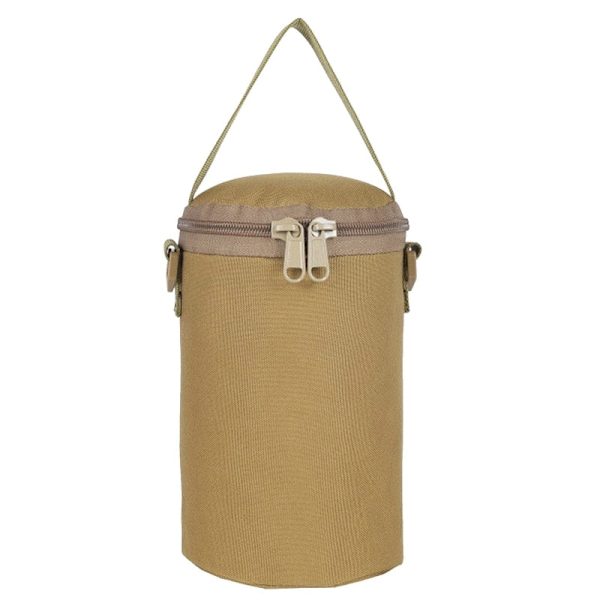 Utendørs camping piknik gass tank oppbevaringsveske Beskyttelse for etui Bærbar vannflaske beskyttelse Lykt oppbevaringspose Small Black