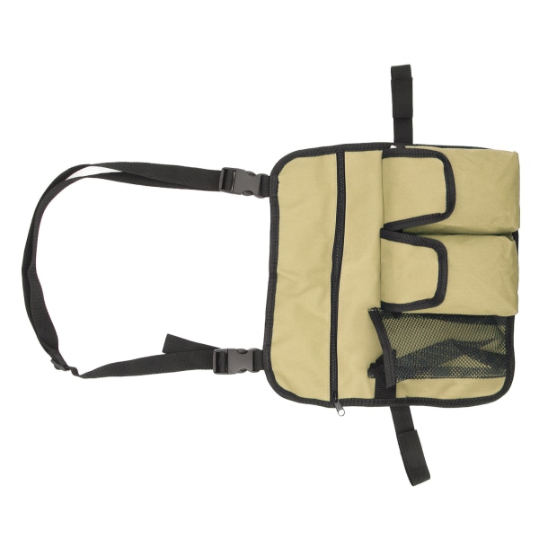 Beach Chair Armstödsväska 600D Oxford Cloth Multifunktionell Organizer för Camping Khaki