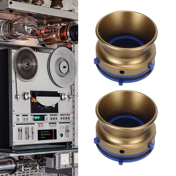 1/4 10 tommers åpner polert aluminiumslegering Universal lasteenhet NAB Hub Adapter for Studer ReVox B67 for Akai for Teac Bronze