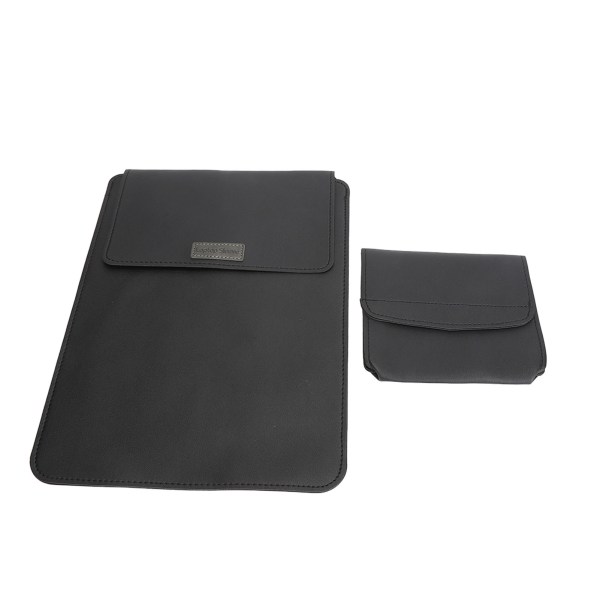 Case PU-läder för OS Laptop 13 Vertikal Laptop-kuvertfodral Universal Laptop-fodral Svart