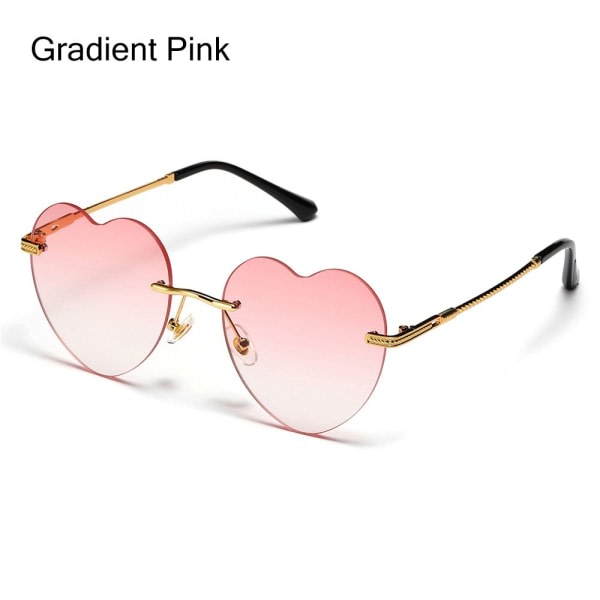 Hjärta Solglasögon Damsolglasögon GRADIENT PINK Gradient Pink Gradient Pink