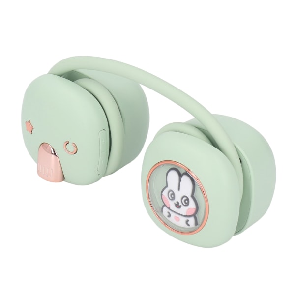 Bluetooth högtalare med hängande hals Trådlös fashionabel bärbar lätt minihögtalare med LED-ljus för utomhusljusgrönt