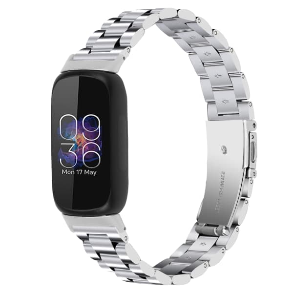 Klockarmband i Rostfritt Stål för Fitbit Inspire 3, Silver